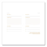 CHRONICLE BOOKS Guided Journal: Two Minute Mornings - Win Your Day Every Day by Neil Pasricha, Gold/Blue Cover, (152) 6.25 x 4.75 Sheets (CHB978145216346) Each