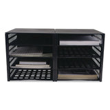 Thinkspace® Literature Organizer, 8 Sections, 21 x 12.25, Black (AVT39443) Each