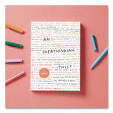 CHRONICLE BOOKS Guided Journal: Am I Overthinking This? by Michelle Rial, Multicolor Cover, (64) 7 x 5 Sheets (CHB978179720530) Each