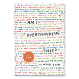 CHRONICLE BOOKS Guided Journal: Am I Overthinking This? by Michelle Rial, Multicolor Cover, (64) 7 x 5 Sheets (CHB978179720530) Each