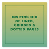 CHRONICLE BOOKS Guided Journal: Spark Adventure - A Journal for Trailblazers and Wanderers, Green/Gold Cover, (88) 8 x 6 Sheets (CHB978179722216) Each