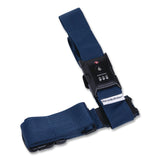 Brookstone® Cross Luggage Strap and TSA Combination Lock, Blue (BKTBSLS0001) Each