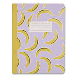 DesignWorks Ink® Designer Composition Book, Randomly Assorted Banana and Strawberry Cover Designs, Wide/Legal Rule, (80) 9.75 x 7.5 Sheets (DWOTCOMPA114ST) Each