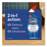 Clorox® Disinfecting Toilet Bowl Cleaner with Bleach, Rain Clean Scent, 24 oz Bottle, 2/Pack, 6 Packs/Carton (CLO30924CT) Case of 12