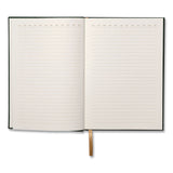 DesignWorks Ink® Hardcover Journal, Narrow Rule, Green/Gold Soft-Touch Synthetic Suede Cover, (80) 7.88 x 5.5 Sheets (DWOTJB5824ST) Each