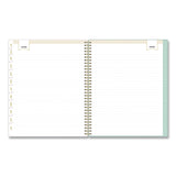 Blue Sky® Day Designer Secret Garden Mint Academic Weekly/Monthly Twin-Wire Notes Planner, 11 x 8.5, 12-Month: July 2025 to June 2026 (BLS137896A26) Each