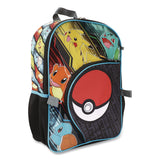 Bioworld® Pokemon Kids 5-Piece Backpack Set, Multicolor (BWRB1B7Y0QPOKSB) Each