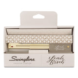 Swingline® Leah Bisch Tan-Tile Full Strip Stapler, 20-Sheet Capacity, Tan/Gold/White (GBCS700035) Each