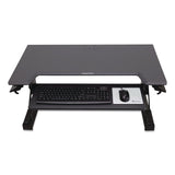 WorkFit™ by Ergotron® WorkFit-TL Adjustable Standing Desk Converter, 37.5" x 27" x 5" to 20", Dark Gray/Black (ERG33406085) Each
