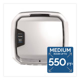 Fellowes® AeraMax Pro AM3 PC H13 True HEPA Hardwired Wall-Mount Air Purifier, 550 sq ft Room Capacity, Stainless Steel (FEL9573001) Each
