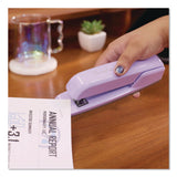 Swingline® 747 Business Full Strip Desk Stapler, 30-Sheet Capacity, Lavender (GBCS7074737) Each