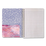 Carolina Pad® Silver Lining Hardcover Journal, Medium/College Rule, Randomly Assorted Cover Designs and Colors, (80) 7 x 5 Sheets (CPP35000) Each