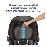 Graco® SnugRide SnugFit 35 ICS Car Seat, Supports Up to 35 lbs, 17.6 x 28 x 29.41, Gotham (GCO2121500) Each