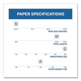 Hammermill® Premium Color Copy Cover, 100 Bright, 80 lb Cover Weight, 8.5 x 11, Photo White, 250 Sheets/Ream, 8 Reams/Carton (HAM120023CT) Each