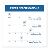 Hammermill® Premium Inkjet and Laser Printer Paper, 97 Bright, 24 lb Bond Weight, 8.5 x 11, White, 500 Sheets/Ream, 5 Reams/Carton (HAM166140CT) Each