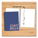 Willow Creek Press Ciao Bella Weekly/Monthly Planner, 8.5 x 6.5, Blue/Pink Cover, 12-Month (Jan to Dec): 2026 (WPR58497) Each
