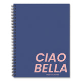 Willow Creek Press Ciao Bella Weekly/Monthly Planner, 8.5 x 6.5, Blue/Pink Cover, 12-Month (Jan to Dec): 2026 (WPR58497) Each