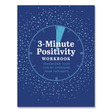 Quarto Guided Journal: 3-Minute Positivity - Transform Your Life by Changing Your Thoughts, Blue Cover, (96) 8 x 6 Sheets (HBG978078584204) Each