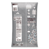 Hershey®'s KISSES Milk Chocolate Candy, Silver Foils, 60 oz Bag (HRSHEC33458) Each