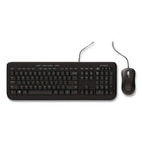 Incase Designed by Microsoft™ Wired Desktop 600 Keyboard and Optical Mouse Combo, USB, Black (ICAAPB00001) Each