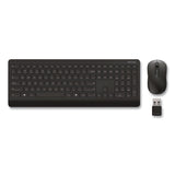 Incase Designed by Microsoft™ Wireless Desktop 900 Keyboard and Optical Mouse Combo, 2.4 GHz Frequency/30 ft Wireless Range, Black (ICAPT300001) Each
