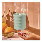 Lifelines® Aromatherapy Essential Oil Flameless Candle Diffuser with Citrus Grove Essential Oil, 5.5 x 5.5 x 5.5, Sage Green (LLN111619) Each