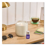 Lifelines® Aromatherapy Essential Oil Flameless Candle Diffuser, Jasmine and Geranium Essential Oil, 5.4 x 5.4 x 6.5, White (LLN111603) Each