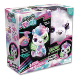 Style 4 Ever™ Airbrush Plush Glow-in-the-Dark Unicorn with Airbrush Tool, (3) Washable Ink Tubes and (60) Stick-On Stencils, Ages 6 and Up (LTP2283308) Each
