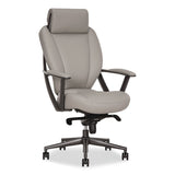 La-Z-Boy® Vannes Ergonomic Executive Chair, Supports Up to 275 lb, 20.5" to 23.5" Seat Height, Light Gray Seat and Back, Dark Gray Base (LZB60101GRY) Each
