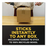 Scotch® BOX LOCK Shipping Tape, 3" Core, 1.88" x 38.2 yds, Clear, 6/Pack (MMM3950S6) Pack of 6