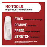 Command™ Large Utility Hooks, Plastic, White, Supports 5 lb, 6/Pack (MMM170036ES) Each