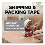 Scotch® General Purpose Packaging Tape with Dispenser, 3" Core, 1.88 x 84.2 yds, Clear (MMM335077RD36GC) Each