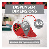 Scotch® General Purpose Packaging Tape with Dispenser, 3" Core, 1.88 x 84.2 yds, Clear (MMM335077RD36GC) Each