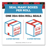 Scotch® Heavy-Duty Packaging Tape with 2 Dispensers, 3"Core, 1.88" x 54.6 yds, Clear, 4 Rolls/Pack (MMM385042RD) Pack of 4