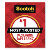 Scotch® Heavy-Duty Packaging Tape with 2 Dispensers, 3"Core, 1.88" x 54.6 yds, Clear, 4 Rolls/Pack (MMM385042RD) Pack of 4
