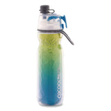 O2COOL® Elite Mist 'N Sip Plastic Double-Wall Insulated Water Bottle, 20 oz, Ombre Blue (OCLHMLDP07OMB) Each