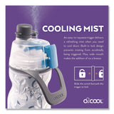O2COOL® Elite Mist 'N Sip Plastic Double-Wall Insulated Water Bottle, 20 oz, Ombre Blue (OCLHMLDP07OMB) Each