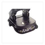 Officemate Desktop 2-Hole Eco-Punch, 1/4" Holes, Black/Gray/Green (OIC815964) Each