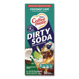 Coffee mate® Dirty Soda Coconut Lime Dairy-Free Liquid Creamer, 0.38 oz Mini Cup, 50/Box (NES33540) Box of 50