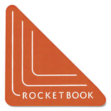 Rocketbook Beacons Smart Stickers for Whiteboards, Reusable Triangles, 2.5" x 2.5", Fluorescent Orange, 4/Pack (RKBBEAB4K) Pack of 4
