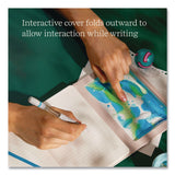 Lifelines® Shake It Up Sensory Journal, Interactive Blue/Green Color-Fusing Oil Ocean, Narrow Rule, Cream Cover, (80) 8 x 5 Sheets (LLN160103) Each