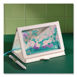 Lifelines® Shake It Up Sensory Journal, Interactive Blue/Purple Color-Fusing Oil Ocean, Wide/Legal Rule, Cream Cover, (80) 8 x 5 Sheets (LLN160109) Each