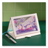 Lifelines® Shake It Up Sensory Journal, Interactive Purple/Pink Color-Fusing Oil Ocean, Wide/Legal Rule, Cream Cover, (80) 8 x 5 Sheets (LLN160110) Each
