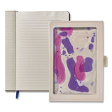Lifelines® Shake It Up Sensory Journal, Interactive Purple/Pink Color-Fusing Oil Ocean, Wide/Legal Rule, Cream Cover, (80) 8 x 5 Sheets (LLN160110) Each