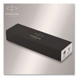 Parker® IM Fountain Pen with Gift Box, Medium Fountain Nib, Blue Ink, Black Lacquer/Gold Barrel (PAR1931645) Each