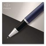 Parker® IM Premium Rollerball Pen, Gift Box, Stick, Fine 0.7 mm, Black Ink, Black/Chrome Barrel (PAR1931661) Each