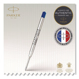Parker® Quinkflow Refill for Parker Ballpoint Pen, Medium Conical Tip, Blue Ink, 3/Pack (PAR2119152) Pack of 3