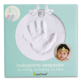 pearhead® Babyprints Handprint or Footprint Keepsake Ornament Kit, 100% Baby Safe Impression Material/Shaping Ring/Ribbon/Pin (PEH50020) Each