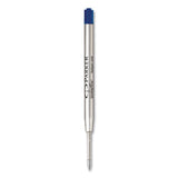 Parker® Quinkflow Refill for Parker Ballpoint Pen, Medium Conical Tip, Blue Ink, 10/Pack (PAR2119154) Pack of 10