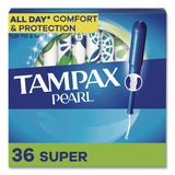 Tampax® Pearl Tampons, Super Absorbency, 36/Pack (PGC00370) Pack of 36